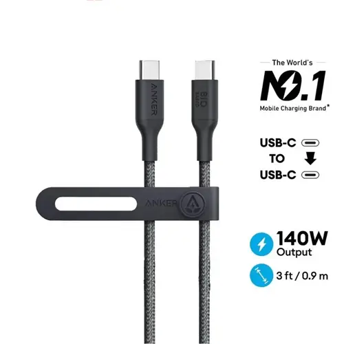 کابل شارژ تایپ سی به تایپ سی انکر مدل A80F5H11 (2)